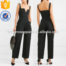 Cremallera ancha de la forma de la pierna Jumpsuit Fabricación al por mayor de las mujeres de la manera Ropa (TA30016J)